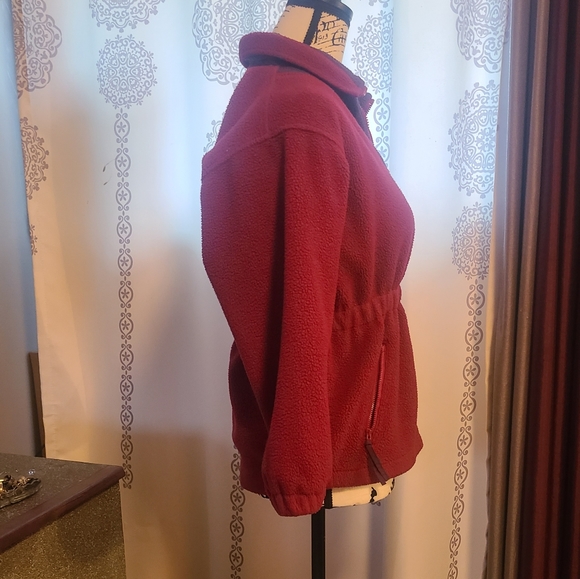 Pink zip up fleece jacket - Picture 2 of 4